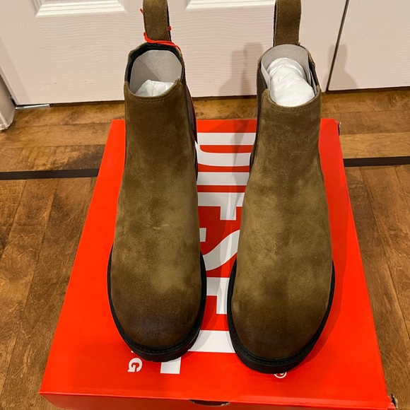 NWB Diesel Chelsea boot tan sz 8.5 - Picture 5 of 7